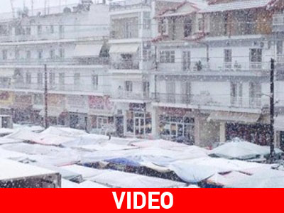 Πασχαλινό… χιόνι στην Κοζάνη