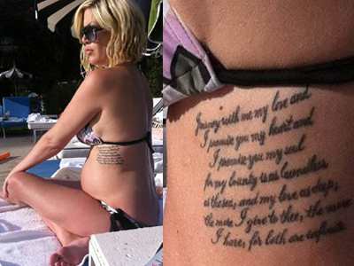Το νέο τατουάζ της Tori Spelling