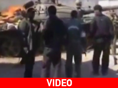 Πλάνα από ενέδρα στη Συρία