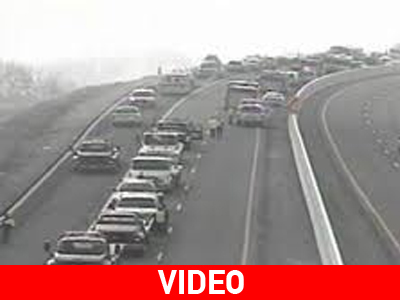 Απίστευτη καραμπόλα στις Η.Π.Α. Απίστευτη καραμπόλα στις Η.Π.Α.