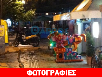 Κομμάτι πλατάνου έπεσε στο πεζοδρόμιο!