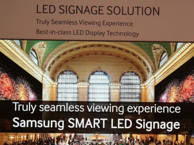 Καινοτομικές προτάσεις ψηφιακής σήμανσης στην έκθεση ISE 2015 από τη Samsung