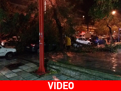 Ποτάμια οι δρόμοι της Θεσσαλονίκης