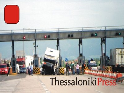 Τύχη βουνό για οδηγό βυτιοφόρου στη Θεσσαλονίκη