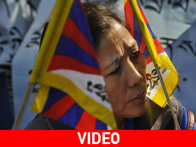 Πορεία διαμαρτυρίας Θιβετιανών στην Ινδία