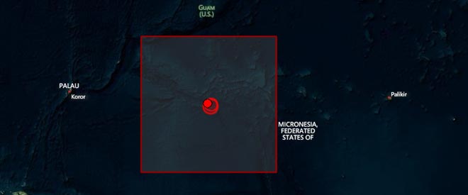 Το επίκεντρο του σεισμού