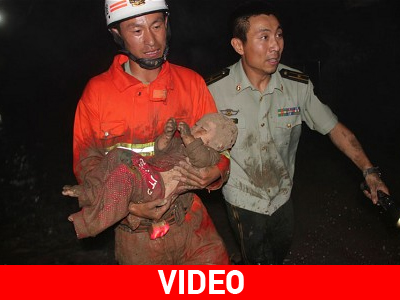 Συγκινητική διάσωση νεογέννητου στην Κίνα