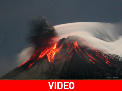 «Βρυχάται» ηφαίστειο στο Εκουαδόρ