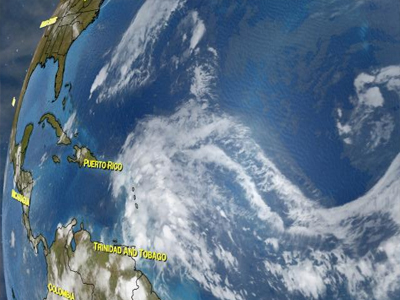 Τροπική καταιγίδα πάνω από την Καραϊβική