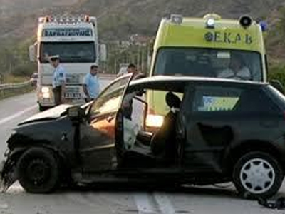 Τροχαίο ατύχημα στο Ηράκλειο Κρήτης