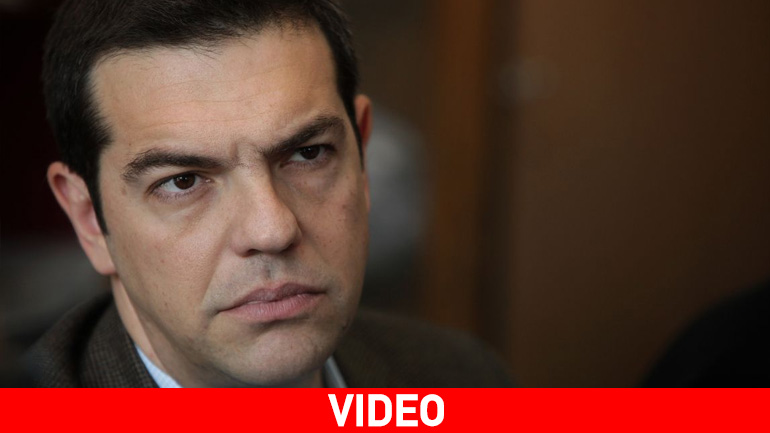 Η άφιξη του Αλέξη Τσίπρα στην Κεντρική Επιτροπή