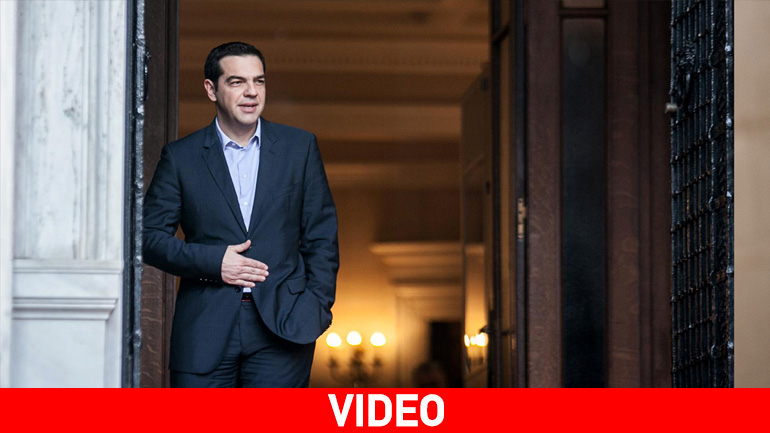 Καρέ καρέ η άφιξη Τσίπρα στο Προεδρικό Μέγαρο για την τελετή ορκωμοσίας