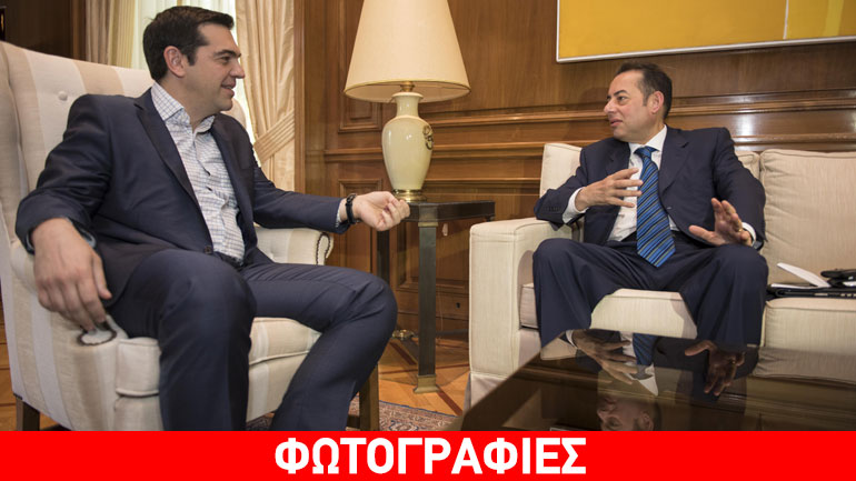 Συνάντηση Τσίπρα-Πιτέλα στο Μέγαρο Μαξίμου