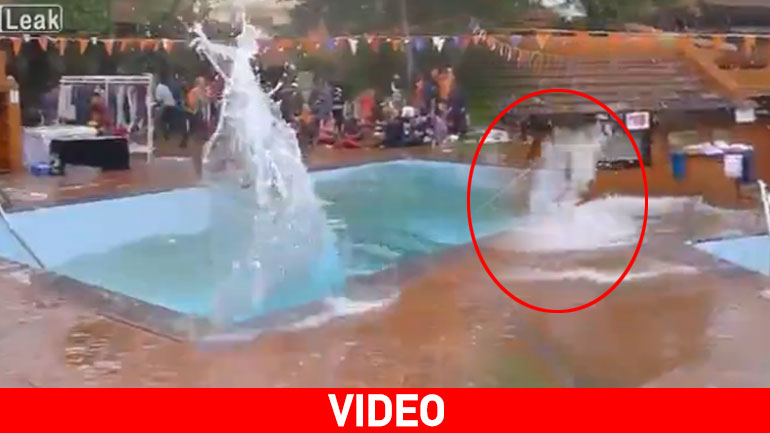 Σεισμός στο Νεπάλ: Νέο video με το… τσουνάμι σε πισίνα ξενοδοχείου