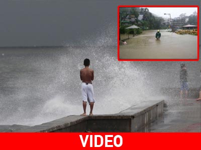 Εικόνες καταστροφής μετά το πέρασμα του «Ουτόρ»