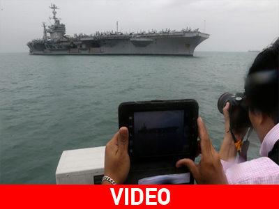 Επίσκεψη σε αεροπλανοφόρο με άρωμα… διπλωματίας Επίσκεψη σε αεροπλανοφόρο με άρωμα… διπλωματίας