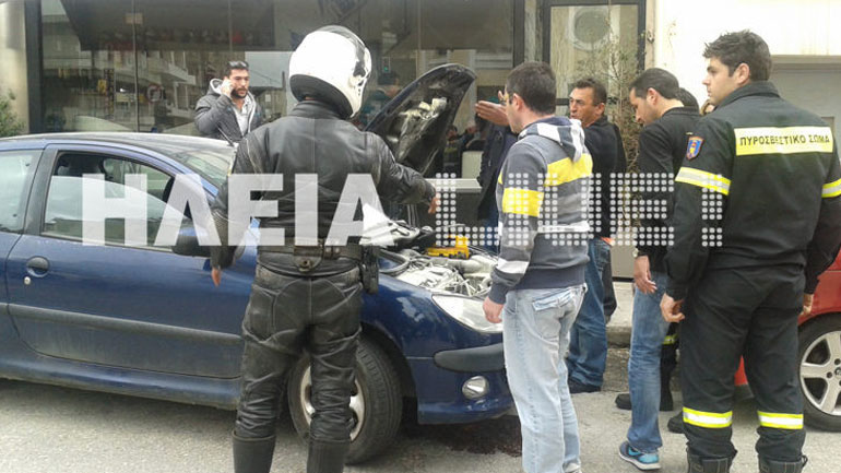 Πύργος: Ι.Χ. τυλίχτηκε στις φλόγες