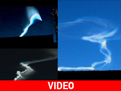 Οι πύραυλοι… ζωγραφίζουν στον ουρανό των Η.Π.Α.