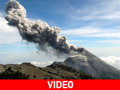 «Καπνίζει» ηφαίστειο στο Μεξικό
