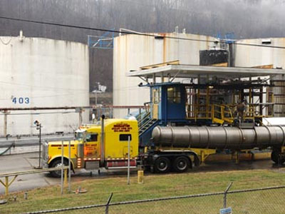 Χημικά σε ποταμό της Δυτικής Βιρτζίνια