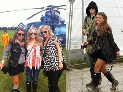 Εντυπωσιακή είσοδος για το ζεύγος Rooney