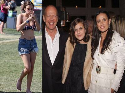 «Κίτρινη κάρτα» στην κόρη του Bruce Willis