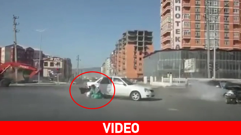 Γυναίκα εκτοξεύεται από όχημα μετά από τροχαίο