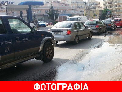 Πλημμύρισε δρόμος στην Ξάνθη
