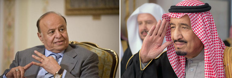 Ο πρόεδρος της Υεμένης και ο βασιλιάς της Σαουδικής Αραβίας