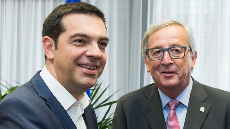 Τηλεφωνική επικοινωνία Γιούνκερ-Τσίπρα