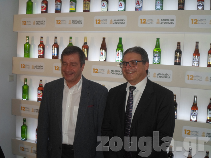 Ο κ. Ζωούλλης Μηνά με τον δήμαρχο Αθηναίων Γιώργο Καμίνη