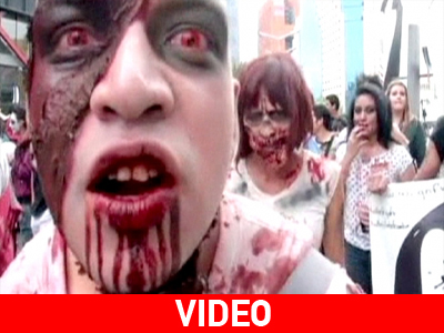 Εισβολή… ζόμπι στην πόλη του Μεξικού!