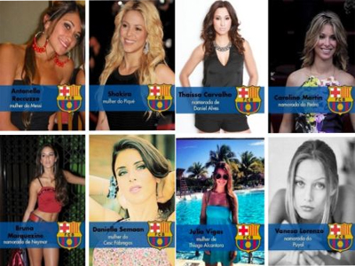 Οι σέξι WAGS της Μπαρτσελόνα