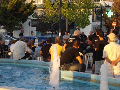 Δρακόντεια μέτρα ασφαλείας στα εγκαίνια των γραφείων της Χ.A. στη Μηχανιώνα