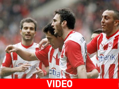 «Τρίποντο» ο Ολυμπιακός, 2-1 τη Λάρισα