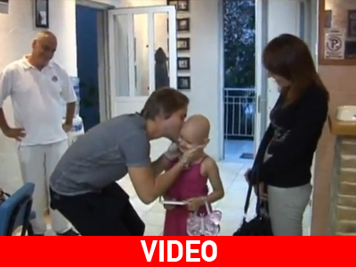 Όταν ο Νίκος συνάντησε τη μικρή Μαρίνα!