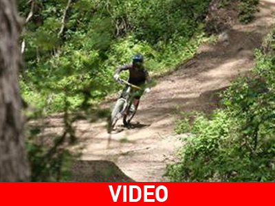 Κατάβαση στην πίστα του Bromont