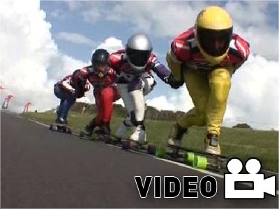 Downhill με… skateboard