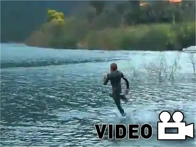 Περπατούν στο νερό!