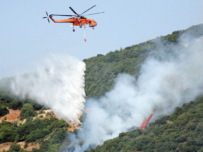 Πυρκαγιά στον Άγιο Αντώνιο Σαλαμίνας