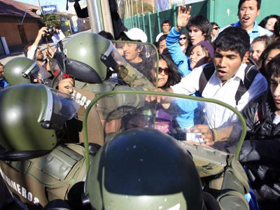 Συλλήψεις σε φοιτητική διαδήλωση στη Χιλή