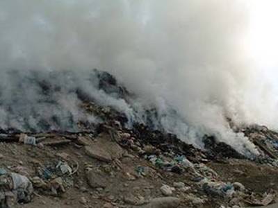 Πυρκαγιά στη χωματερή των Άνω Λιοσίων