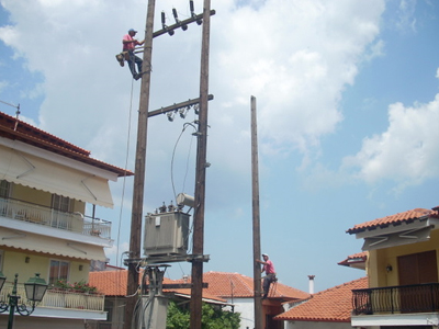 Έργα υπογειοποίησης των δικτύων της ΔΕΗ στο Ηράκλειο Κρήτης