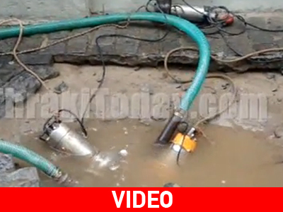 «Πλημμύρησε» η Παλιά Πόλη στην Ξάνθη