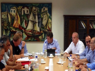 Συνάντηση Βαρβιτσιώτη με αντιπροσωπεία της Πανελλήνιας Ναυτικής Ομοσπονδίας